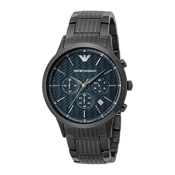 [EMPORIO ARMANI] Emporio Armani AR2505 Мужские КЛАССИЧЕСКИЕ Синие Кварцевые Часы 43 мм Бренд [Параллельный Импорт]