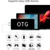USB 3.0 OTG Adapter USB-C auf USB A Konverter geeignet für Macbook Samsung Xiaomi Huawei LED USBC OTG Stecker
