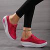 Women's Shoes, Casual Platform, Flat Shoes, Women's Wedge Shoes, Mesh To Increase Height, Spring and Summer Rocking Shoes