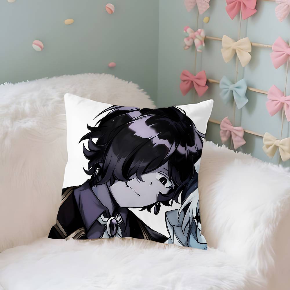 Game CRK Pancake Princess Cookie Button Case Plush Fabric Soft Pillowcase Double Sided Print Cushion Cover Household Gifts