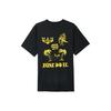 Nike Maglietta da Fitness a Maniche Corte Uomo Dri-FIT UV Hyverse Stampa Grafica Lettere sul Retro Protezione Solare Asciugatura Rapida Nera FB6895-010