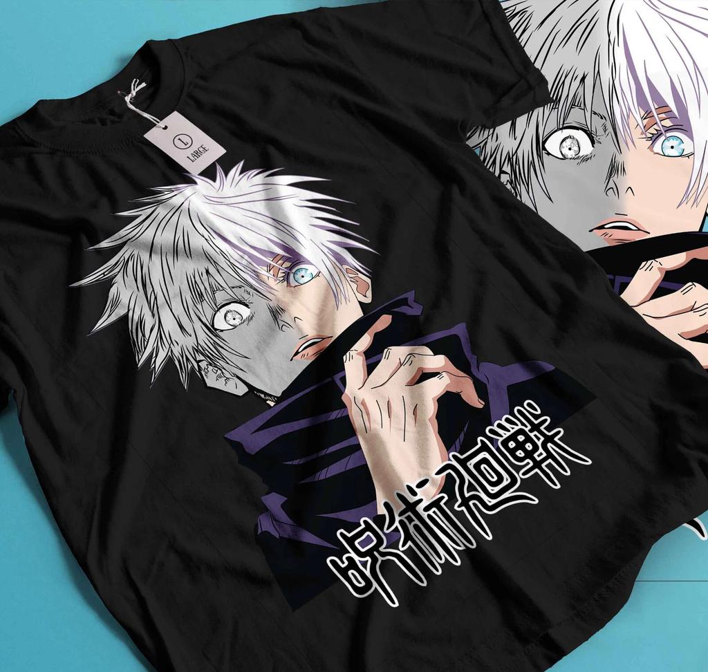 Gojo Satoru TShirt Megumi Itadori Yuji Jujutsu Kaisen Sukuna Horror Gift 192