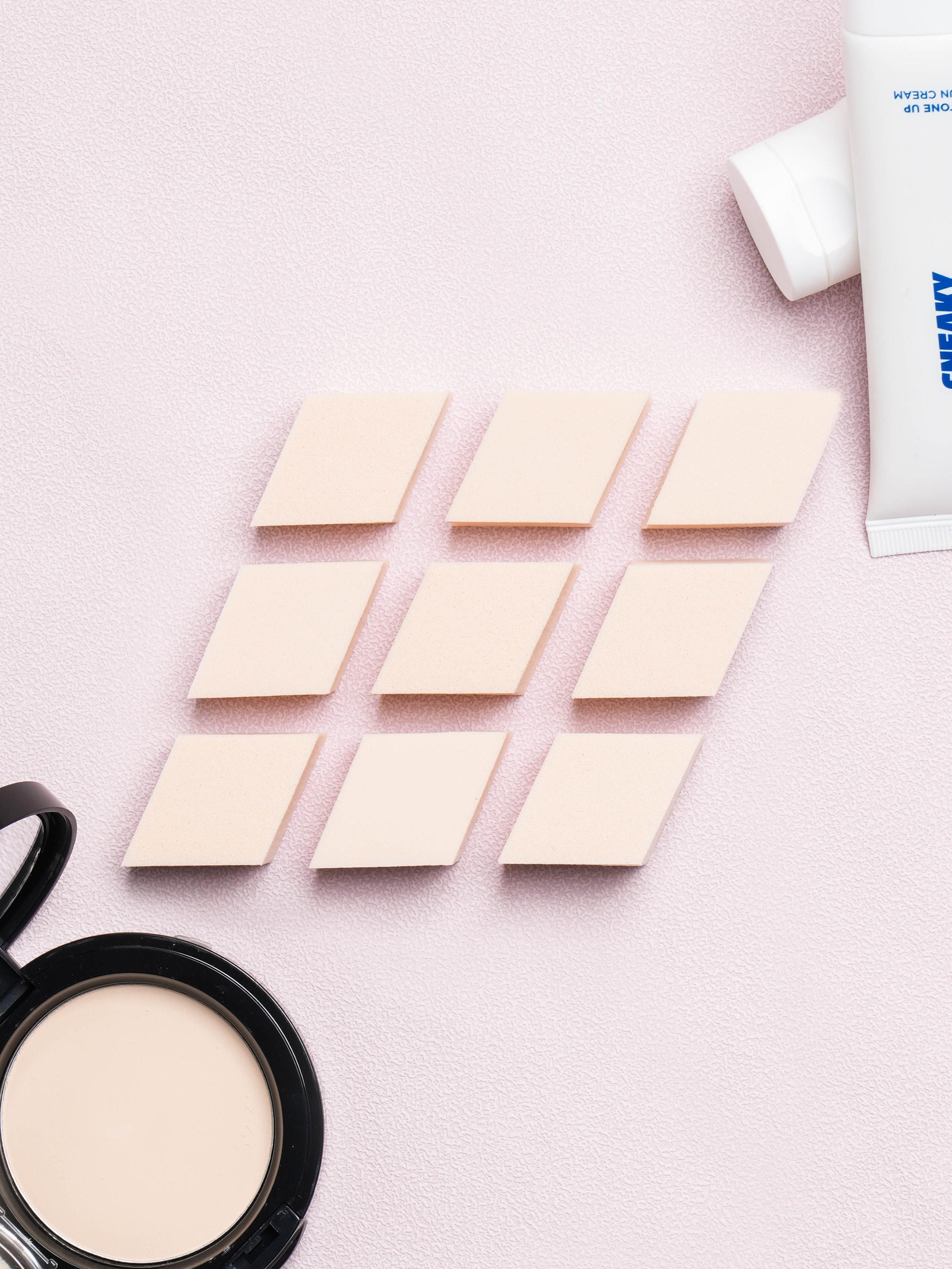 Diamond Makeup Sponges 9-Pack 1ea