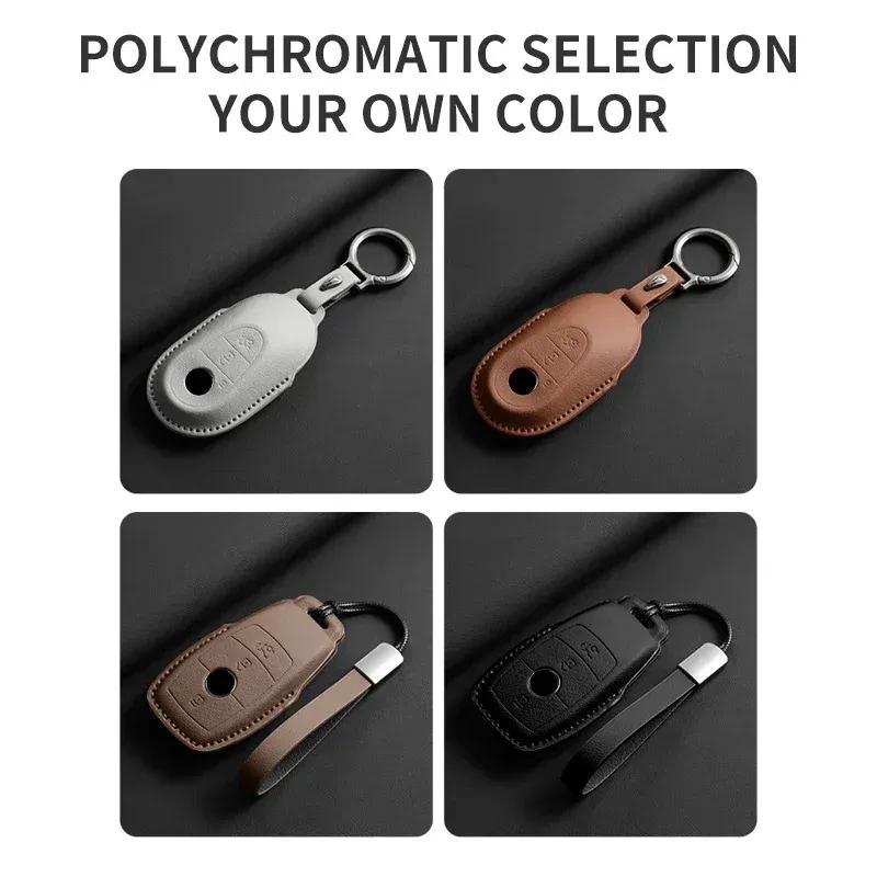 Car Key Case Cover For Mercedes Benz GLC CLA GLA AMG GLS GLA GLK CLS W204 W212 W176 Car key protection Shell