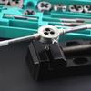 8pcs Metric Tap and Die Set M3/M4/M5/M6/M8/M10/M12 Essential Threading Tool Kit for Cutting External & Internal Threads