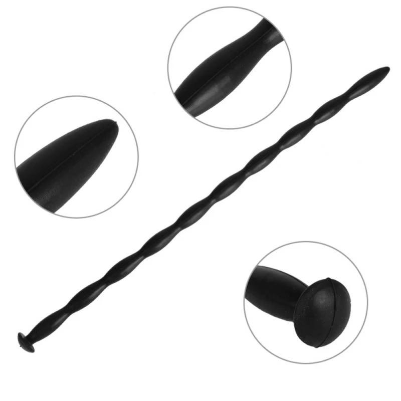 Waterproof Silicone Horse Eye Stick Urethral Stimulator Plug Phallus Stimulates Homosexuality