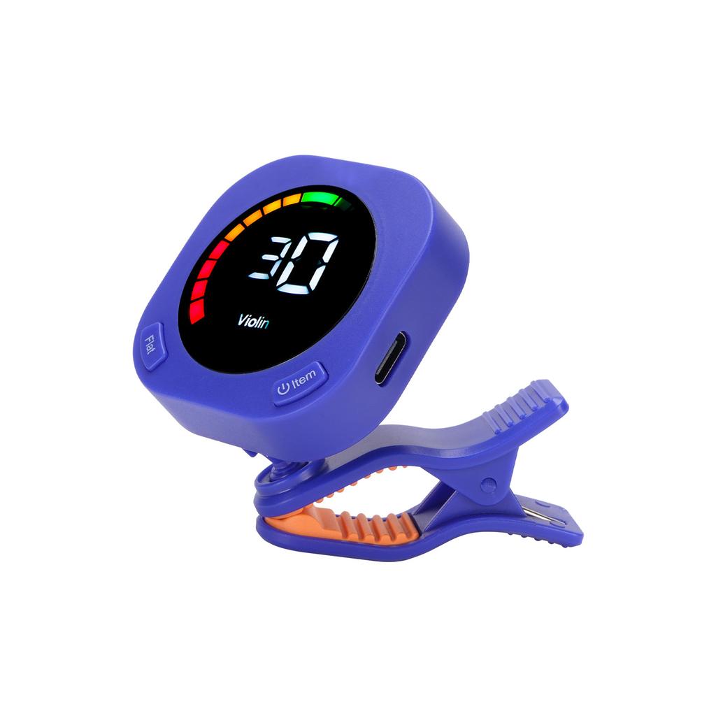 Guitar Tuner Clip On for Chromatic Guitar Bass Violin Ukulele Portable Guitar Tuner with Rotating