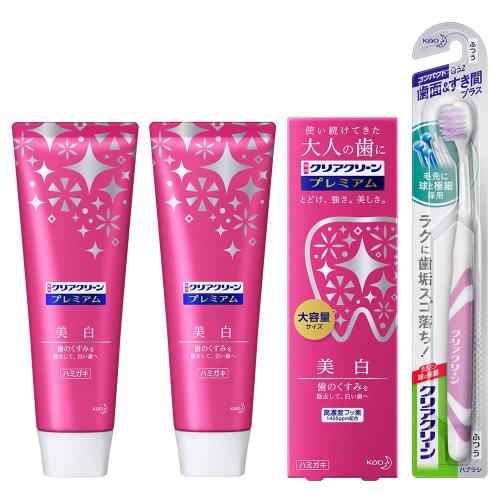 Clear Clean Premium Whitening 160g x 2 + Toothbrush [ ]