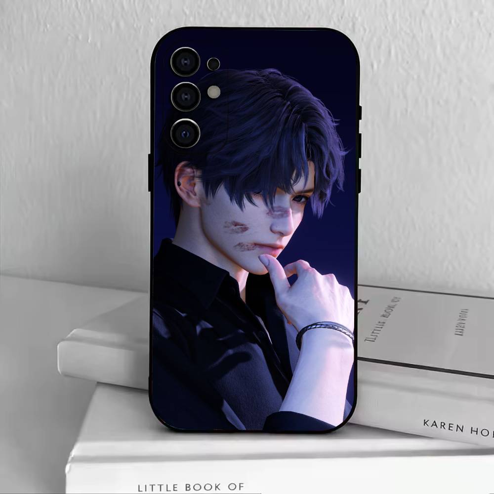 Qiyu Love and Deepspace  Phone Case For Samsung S25,S24,S21,S22,S23,S30,Ultra,S20,Plus,Fe,Soft Silicone Black Cover