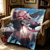 Game A-Azur Lane-e Throw Thick Comfort Flannel Quilt, Multi-scene Use Indoor Outdoor Daily Nap