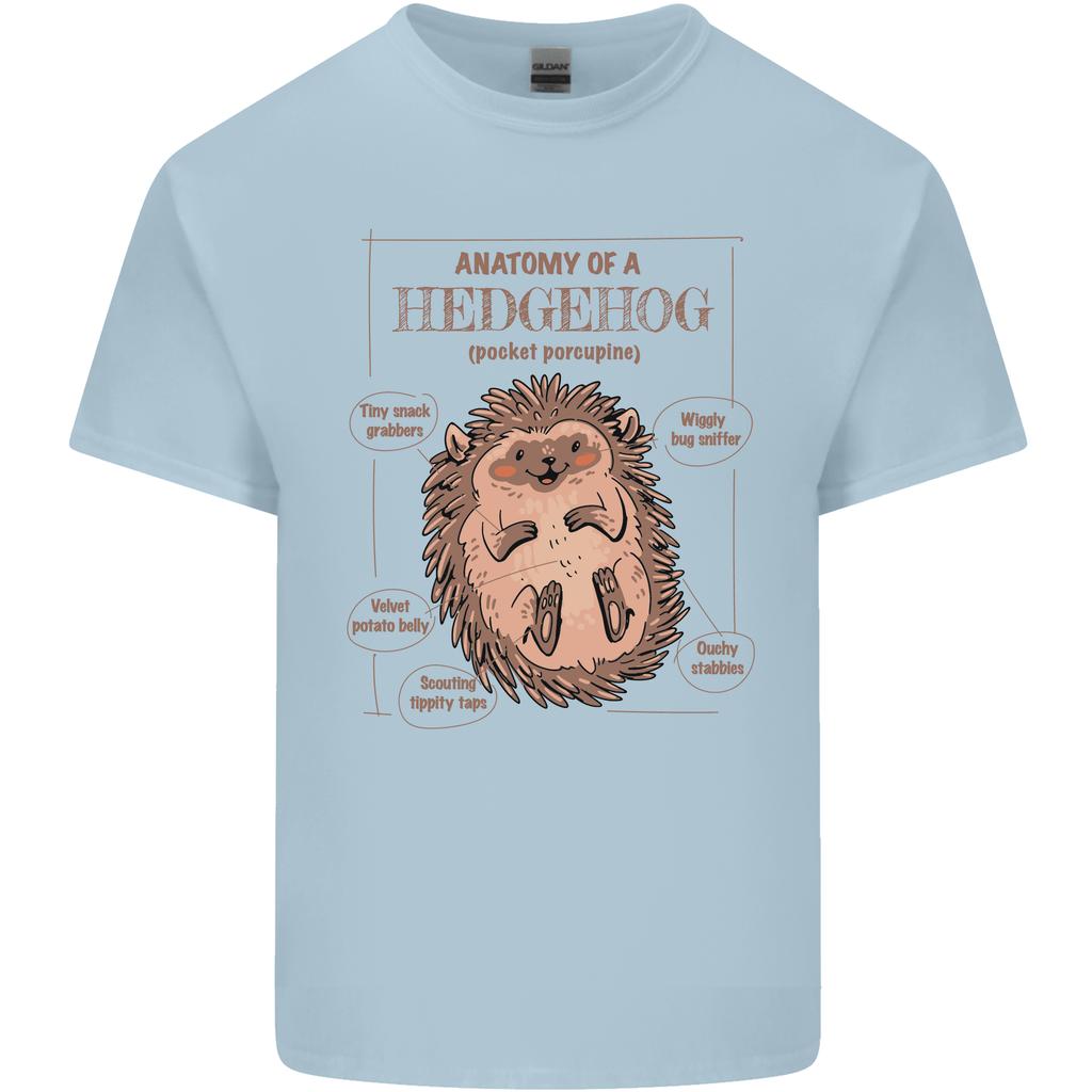 Anatomy of a Hedgehog Funny Unisexs Light Cotton TShirt