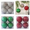 Reflective Foam Christmas Tree Decoration Pearls and Sequins Ball Feature Durable Portable Design Christmas Home Decoration