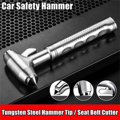 Heavy Duty Universal Car Safety Hammer Car Window Breaker Emergency Hammer Quick Seat Belt Cutter for Car Rescue Escape Tool