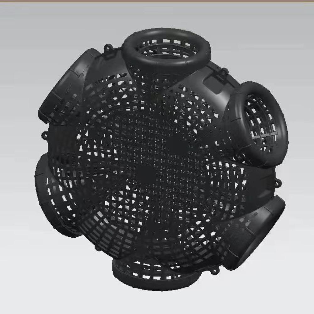 Black Fish Net Cage Fishnet Finless Eel Cage 2024 Fishing Pot