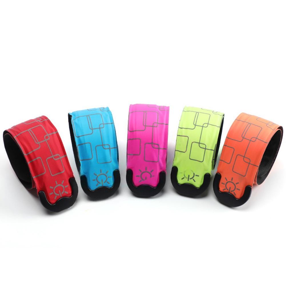 LED Safety Armband with Adjustable Fit for Night Cycling and Walking