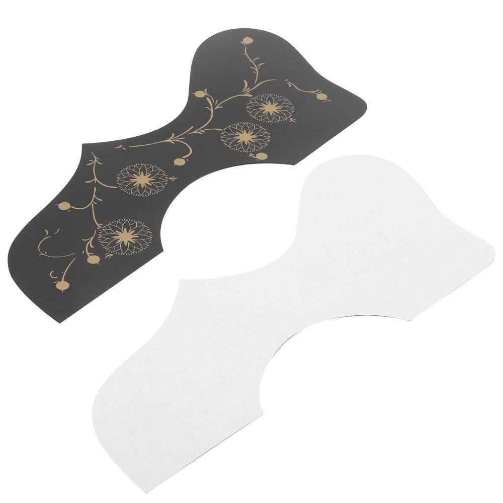 2PCS Scratch Proof Guitar Guard Picks Guitar Protection Plate  Guitar Playing Experience чёрный