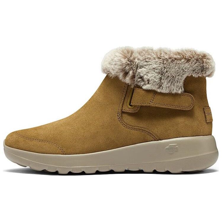 Skechers On The Go Slip-On Soft Comfortable Ankle Snow Boots Women boots Yellow 144041-CSNT 37