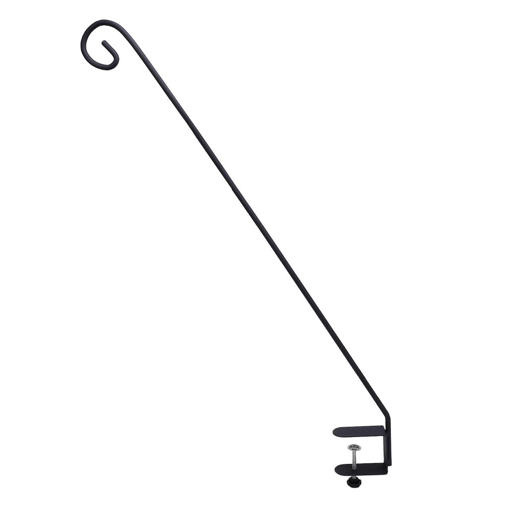 Vogelfutterspender Deckenhaken 32 Zoll Geländerhalterung Verstellbare Pflanzenhakenhalterung für Außenlaternen Windspiele