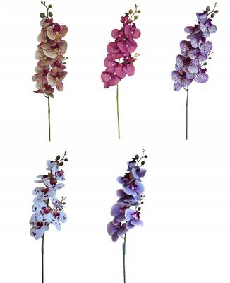 Fleur orchidée artificielle branche décorative 100 cm