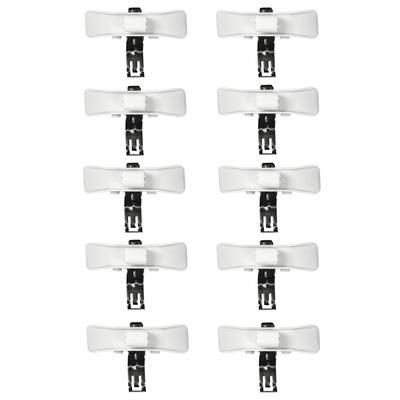 10PCS Molduras Decorativas Inferiores Laterales de la Carrocería Clips de Posicionador para MERCEDES 124 Clase E W124 S124