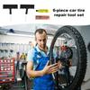 Car Tire Repair Plugs Tire Patch Kit To Fix Punctures And Plug Flats Professional Tool Kit For Flat Tire Puncture Repair Car