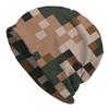 Mützen Digitale Tarnung Herren Damen Dünne Mütze Verschwommen (1) Herbst Frühling Mütze Street Totenkopf Mützen Beanie Mützen