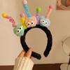 Animals Plush Headbands Ball Crooked Stick Crooked Furry Hair Accessories