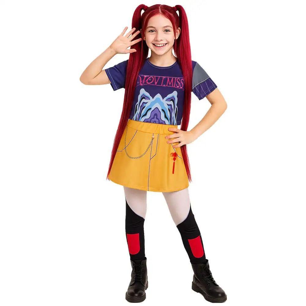 Golden Kpop Demon Hunters Rumi Mira Zoey Cosplay Costume Kids Girls Birthday Party Halloween Stage Performance Clothes