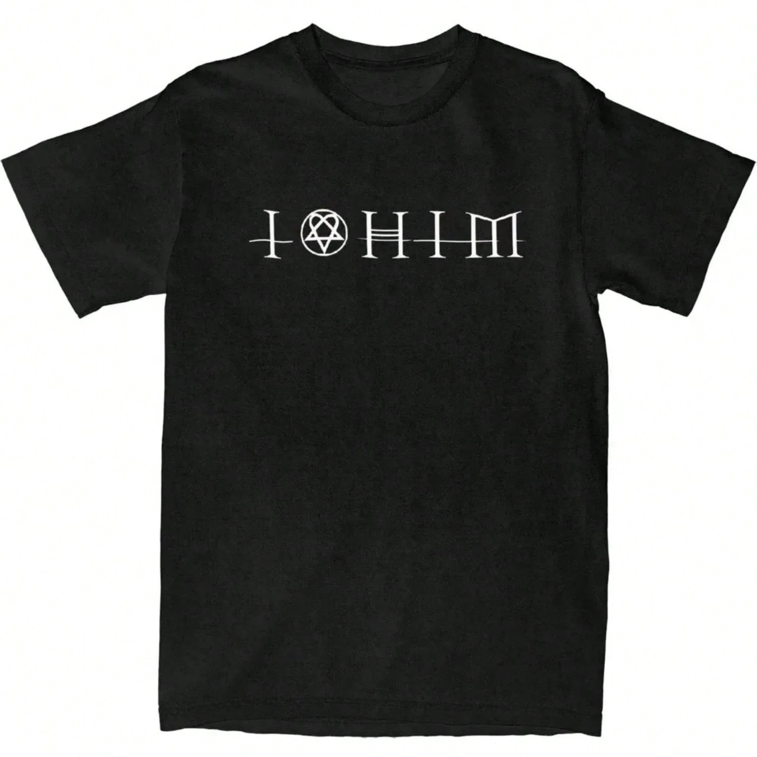 Him Band Ville Valo Heartagram Love Metal T-Shirt Summer Streetwear T-Shirts Trending Tshirt For Short-Sleeved Tees(5) S