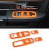 Oranger Fensterheber-Schalterpanel-Zierabdeckung für Dodge Charger 11+ / RAM 1500 10-17
