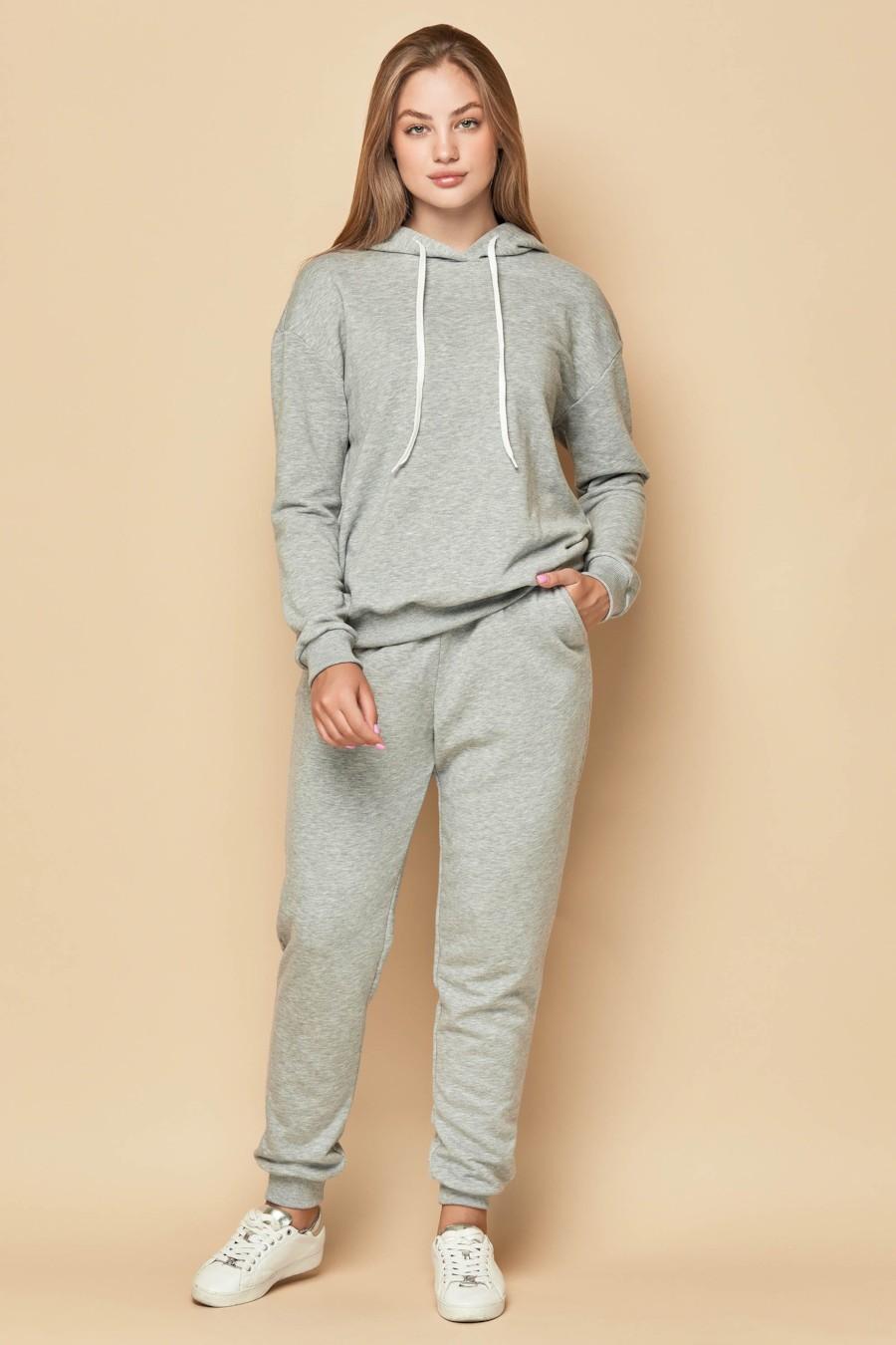 

комплект: худі та штани Anabel Arto (76969) 48(XL) сірий