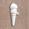 Red Ceramic Auto-Drip Plant Waterer for Travel and Business Trips