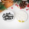 Merry Christmas Holiday Cookies Stamping Novice Baking Tools Cookies Cutter Christmas Biscuit Mold Cake Decorating Tools