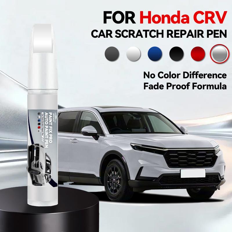 

For 1995-2025 Honda CRV RD1 RE RE3 / RE4 RM RW WR-V Paint Repair Pen Touch Up Scratch Remover DIY Auto Accessories Black White срібний