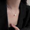 Moda Versione Giapponese E Coreana Collana Girocollo Cuore Amore Per Donne Semplice Arte Catena Clavicola Per Donne Accessori Regalo Giapponesi