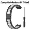 Solid Stainless Steel Strap Compatible for Amazfit T Rex2 Replacement Straps Metal Watch Band