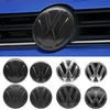 W241Pc For VW Polo 6 6C 2014-2018 Volkswagen Rear Trunk Lid Front Grill Badge Emblem Logo Decorative Auto Replacement Accessories