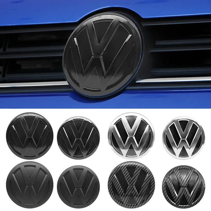 W241Pc For VW Polo 6 6C 2014-2018 Volkswagen Rear Trunk Lid Front Grill Badge Emblem Logo Decorative Auto Replacement Accessories