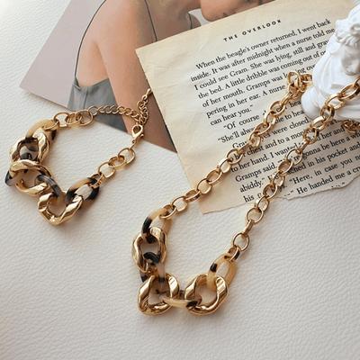Necklace Silver Chain Pearl Daily 15K Gold Plated Bold Hopi Chain