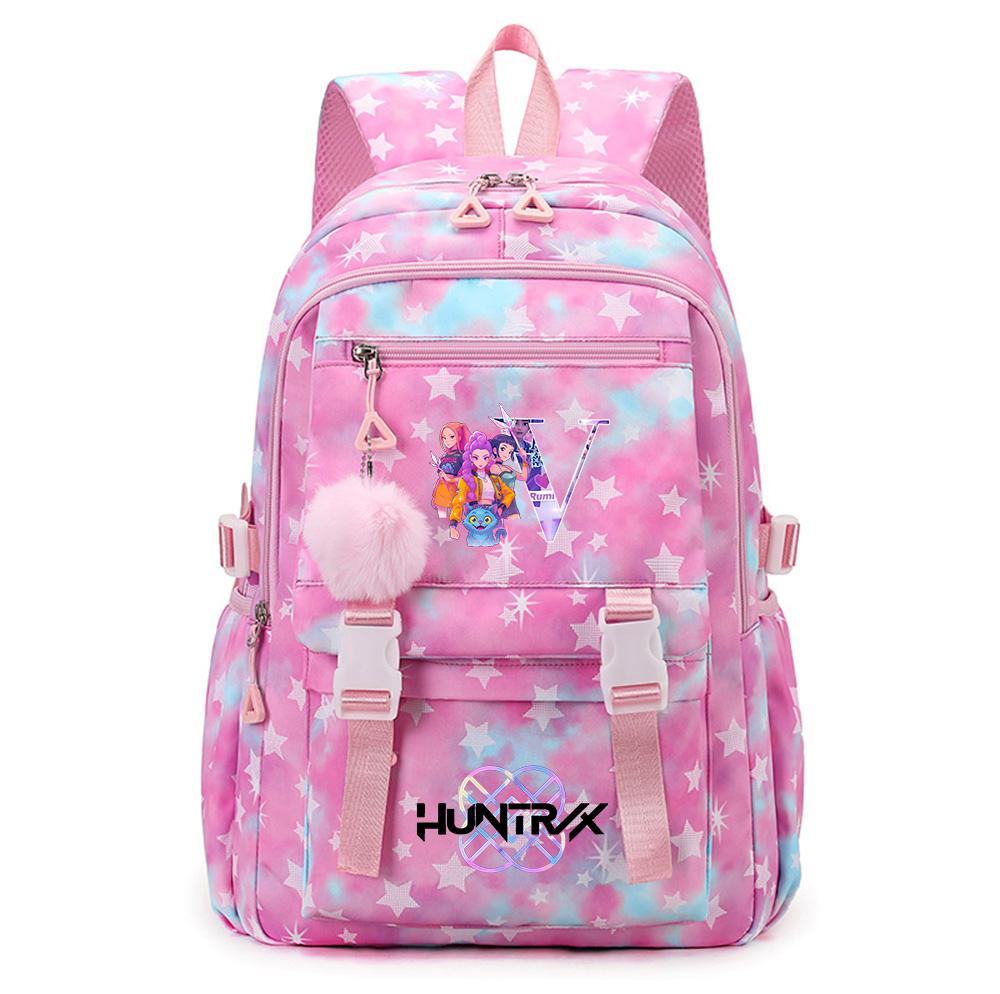 26 English Letters Printed Backpack Large Capacity Bookbag Student Boy Girl Schoolbag Outdoor Large Capacity Waterproof Laptop Travel Bag