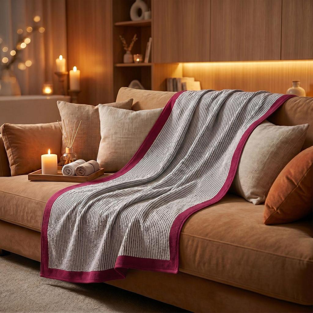 Serviette de bain premium 100% coton: Épais, Doux, Absorbant, Antibactérien, Brodé pour Usage Domestique et Hôtelier