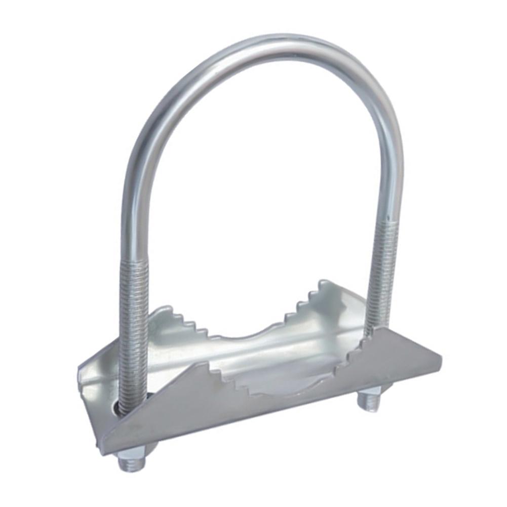 Secure Antenna Fixing Clamp for Mounting Round Pipes with Diameter 1 To 18 Inches Heavy Duty Metal Mast Mounting Bracket