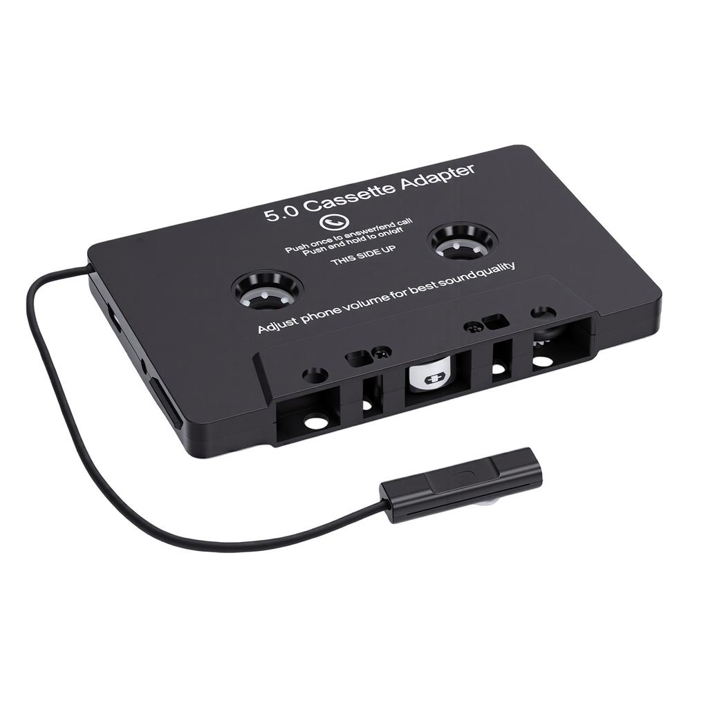 Bluetooth Cassette Receiver Stereo Dual Channel Car Bluetooth 5.0 Cassette Adapter for Phone Tablet MP3