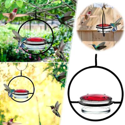 Hummingbird Feeder with Hook Large Capacity Leak-Proof Easy Filling Reusable Simple Installation
