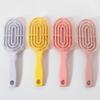 Relaxing Elastic Massage Comb Portable Hollow Comb Scalp Massage Brush Salon Styling Tool Oval Comb Special for real hair wigs