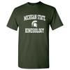 Michigan State Spartans Arch Logo Kinesiology - University T Shirt - Forest