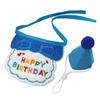 Pet Birthday Hat And Bib Adjustable Party Hat with Embroidered Bib Cute Cats Bandana Scarf Outfit for Girls Boys Kittens Dogs Parties