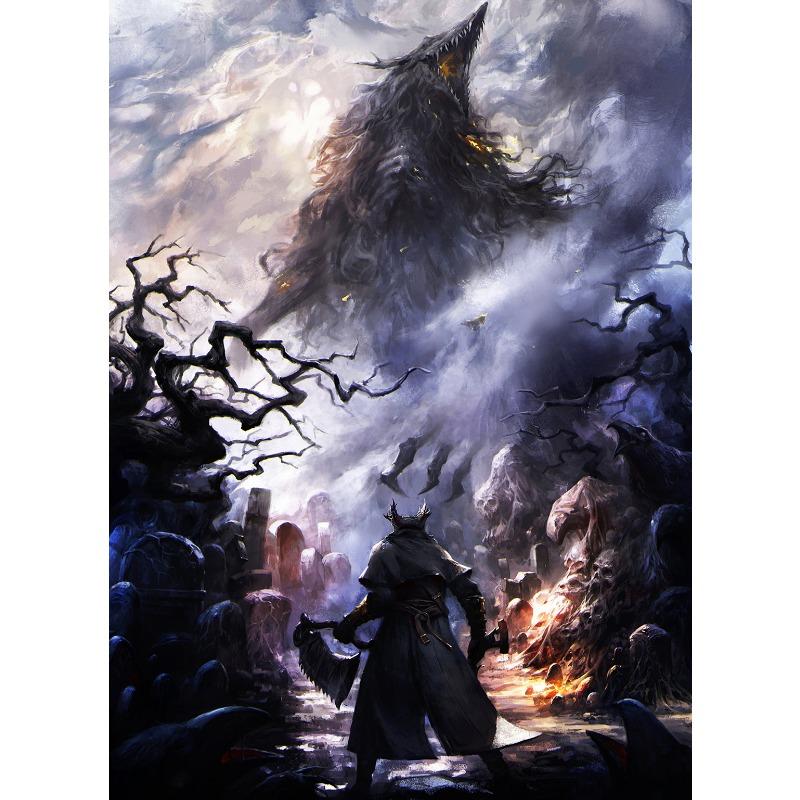 

Bloodborne Классический игровой постер и печать Dark Hunter Картина на холсте настенные художественные картины для украшения гостиной Домашний декор 21cm×30cm NoFrame