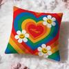 Fashion W-Wwiggle wiggleer Cushion Cover Soft Washable Pillow Case Multi-Scene for Couch Bed Travel Office Use