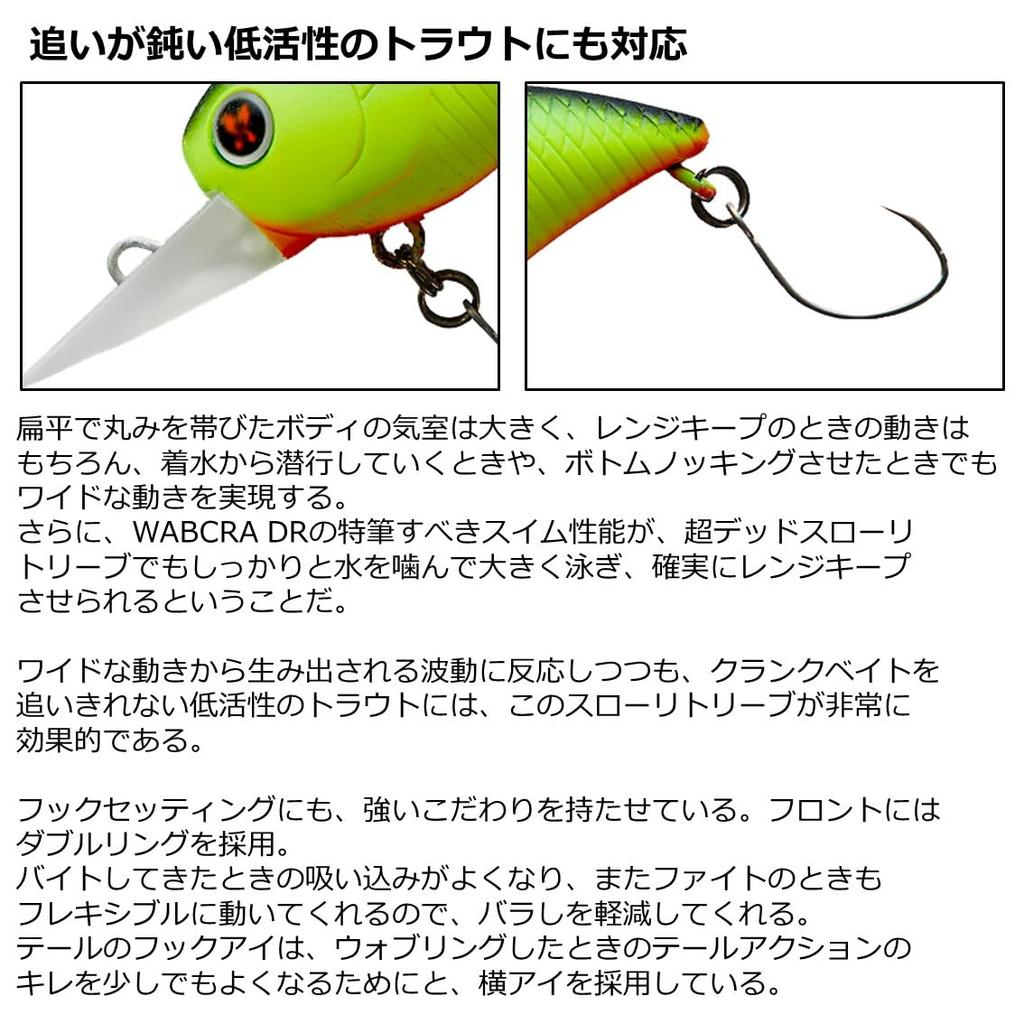 Daiwa Area Trout Presso Wabkura Topping Food RG 30DR Lure